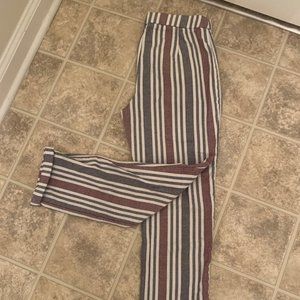 Free People Striped Pants